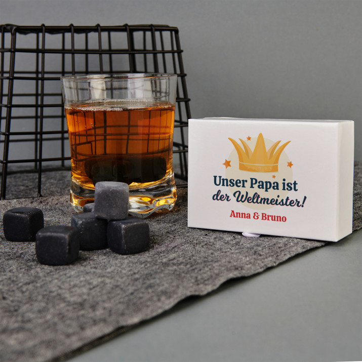 Papa Weltmeister - Whisky-Steine